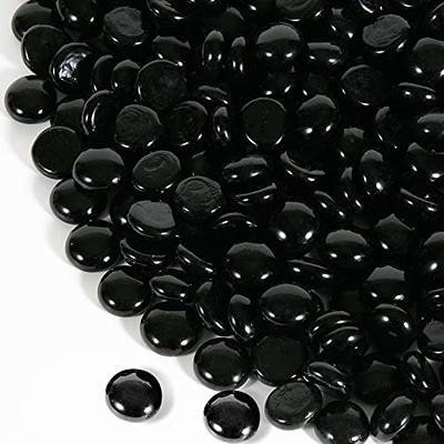 GASPRO 20LB Fire Glass Beads for Propane Fire Pit, Fireplace, Flat Glass  Marbles for Vase, Aquarium, Garden, 3/4 Inch Fire Pit Glass Rocks, High