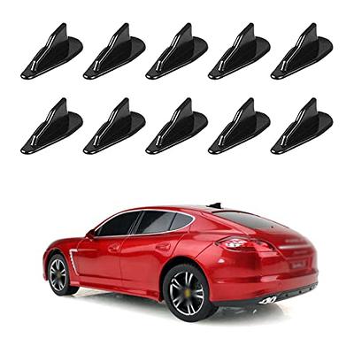 4pcs Curved Car Rear Body Bumper Diffuser Shark Fin Black Kit Universal  Spoiler