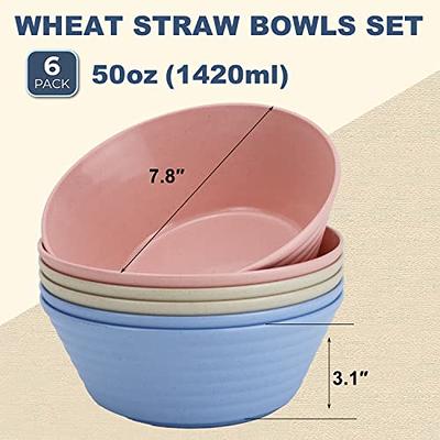 Clearance Sale 6 Inch Wheat Straw Bowl Eco-friendly Soup Fruit