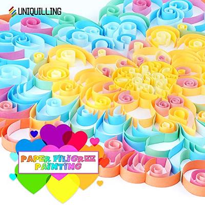 Uniquilling Quilling Kits Paper Quilling Kit for Adults Beginner, 20 * 16in  Sweetheart Paper Filigree Painting Kits, DIY Kits for Adults with Quilling  Tools, Modern Wall Art for Living Room - Yahoo Shopping