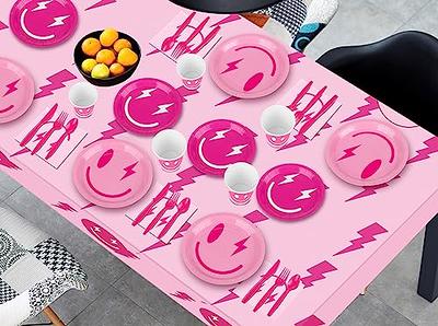 TWOWYHI 181PCS Preppy Party Supplies 24Guests Preppy Smile Plates Cups  Plastic Spoons Forks Knives Preppy Smile Napkins Preppy Party Decoration  Tableware Set for Preppy Birthday Party 1PCS Table Cover - Yahoo Shopping