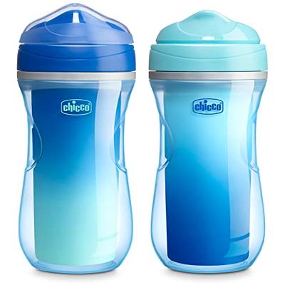 Chicco Silicone Spout Transition Sippy Cup 7oz 4m+, Blue