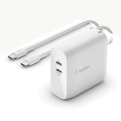Dual USB-C Power Delivery 3.0 Wall Charger 40W, Belkin