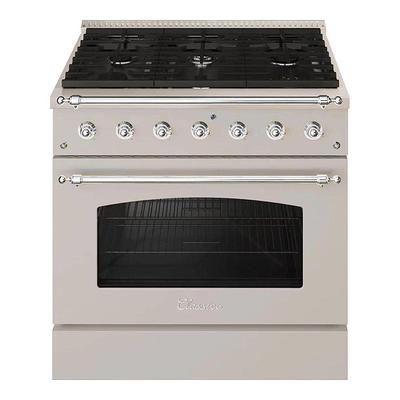 Empava 36 in. Gas Stove Cooktop in Stainless Steel with 5 Italy