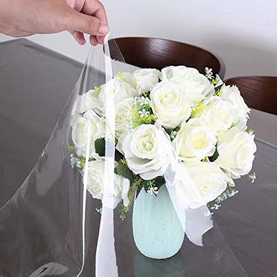 Wadrac Multi-Size Clear Table Protector Custom Eco Plastic