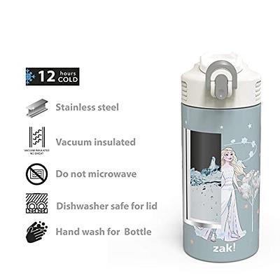 zak! Disney Frozen 2 Elsa - Stainless Steel Vacuum Insulated Water Bottle -  14 oz - Durable & Leak Proof - Flip-Up Straw Spout & Built-In Carrying Loop  - BPA Free - Yahoo Shopping