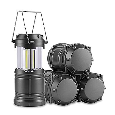 Vont Ultra Bright LED Camping Portable Lanterns 4 Pack - Black