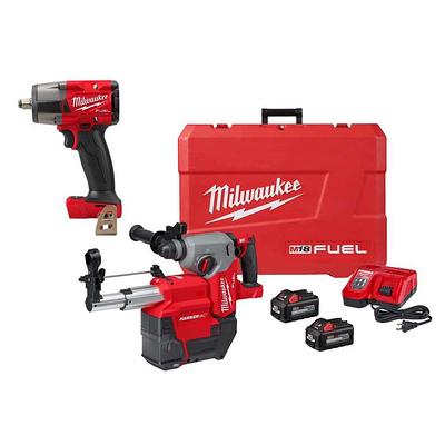 M12 FUEL™ 5/8” SDS Plus Rotary Hammer Kit (Battery Pack x2)