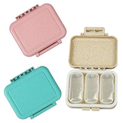 Portable Daily Pill Box Organizer Case Small Travel Storage Weekly