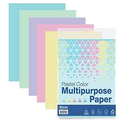 BAZIC 25 Sheets Pastel Color Multipurpose Paper 8.5x11, Colored Copy  Paper Fax Laser Printing for Office School (25/Pack), 1-Pack - Yahoo  Shopping