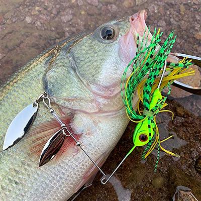 Bass Fishing Lure Spinner Baits Hard Metal Multicolor Spinner Baits