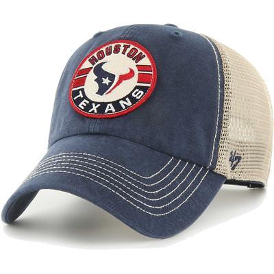 47 Brand Texans Highpoint Trucker Clean Up Snapback Hat - Men's