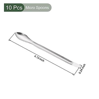 YOKIVE 10 Pcs Micro Spoons, Mini Measuring Scoops with Single Head   Sampling Reagents, Great for Lab (Silver Tone, Stainless Steel, 4.13-Inch)  - Yahoo Shopping