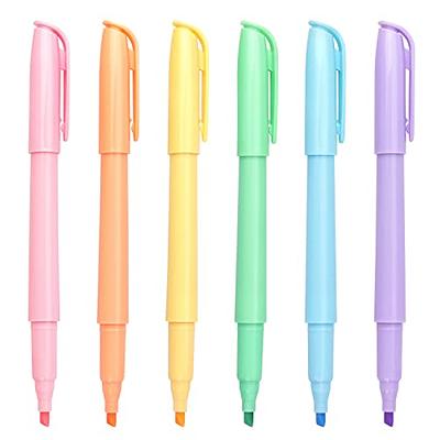 DiverseBee Highlighters and Pens No Bleed, 8 Pack Assorted Pastel Colors, Quick Dry Markers, Bible Study Journaling Accessories, Office and School