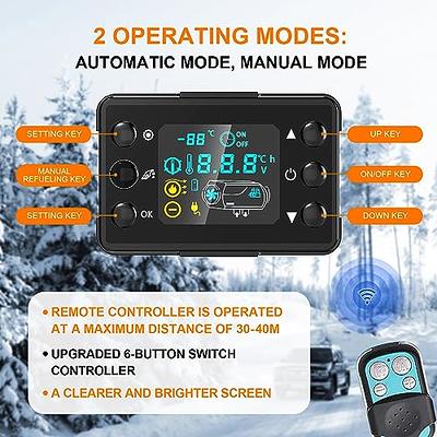  12V 8000W Diesel Air Heater All in One Parking Heater Diesel  Heater, w Remote Control/LCD Monitor for Trucks, Boats, Buses, Motorhome :  Automotive