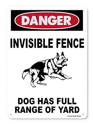 Beware of Dogs Rustic Metal Staked Yard Warning Sign 21 to 33 