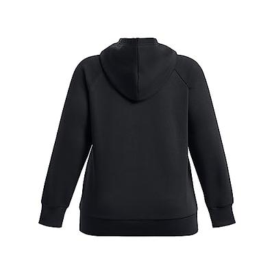 Under Armour womens Rival Fleece Hoodie, (001) Black / / White, X