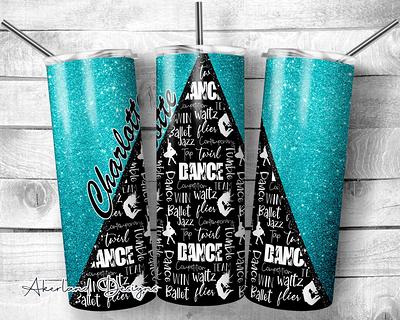 Stanley Cup Name Plate Glitter, Name Tag Glitter, 40 Oz Tumbler Tag,  Tumbler Name Tag, 40 Oz Stanley Cup Name Tag for Dancers, Dance Name 