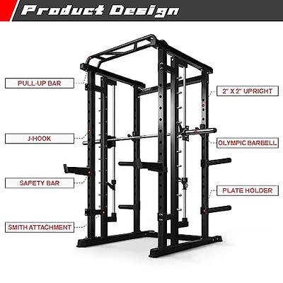 MAJOR LUTIE J-Hook Red, Power Cage Attachments Barbell Bar Holders