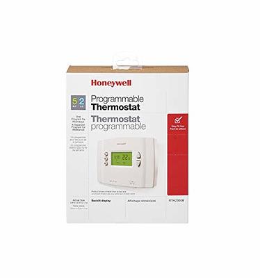 Honeywell Home T3 5-2 Day Programmable Thermostat with 2H/2C Multistage  Heating and Cooling RTH6360 - The Home Depot