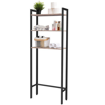 Over The Toilet Storage Rack 3-Tier Metal Bathroom Shelf Space Saver Rack