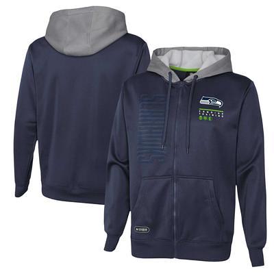 Seattle Seahawks Starter Extreme Full-Zip Hoodie Jacket - Navy