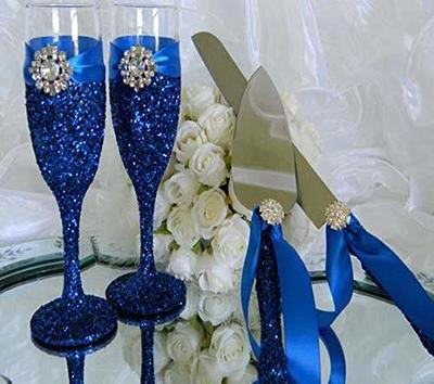 Radiant Rose Gold Etched Wedding Champagne Flutes