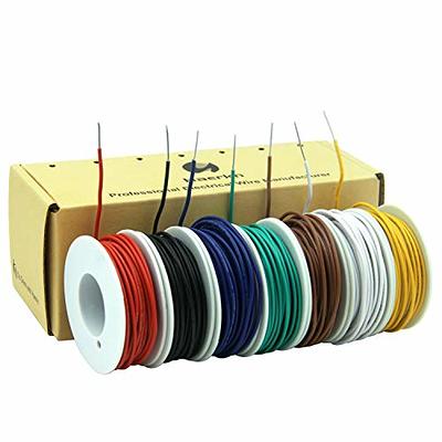 22 awg Solid Wire kit Electrical Wire Cable 7colors 26ft Each