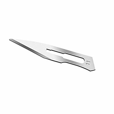 100 Sterile #11 Surgical Blades with Free # 3 Scalpel Knife Handle Medical  Dental CYNAMED