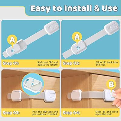 Baby Locks Child Safety Cabinet Proofing - Safe Quick and Easy 3M