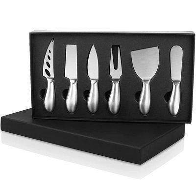 Acopa 6-Piece Stainless Steel Cheese Knife Set