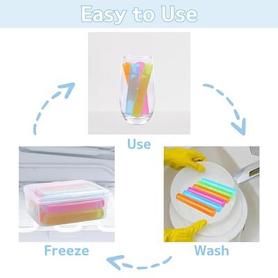 6pcs Food Grade Refreezable Ice Cubes Reusable Ice Cube