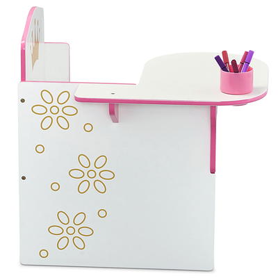 Baby Shark Chair Desk with Storage Bin - Ideal for Arts & Crafts, Snack Time, Homeschooling, Homework & More by Delta Children