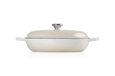 Le Creuset Meringue Signature 5-Quart Enameled Cast Iron Braiser