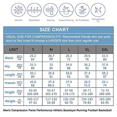 SPVISE Compression Pants Men Gym Leggings Workout Running Tights for Men  Cool Dry Baselayer for Football Riding Basketbal - Yahoo Shopping