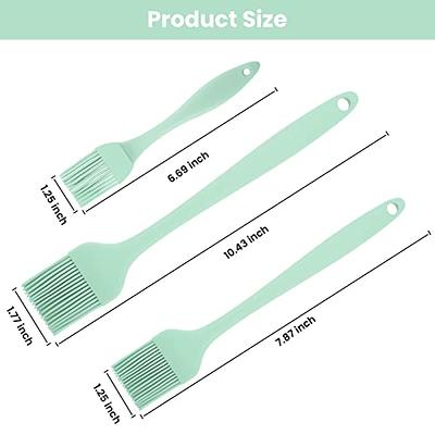 2Pcs Nylon Bristle Pastry Brush for Basting, Baking, Cooking