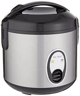  Zojirushi NS-RPC10KTWA Automatic Rice Cooker & Warmer, 5.5-Cup,  White: Home & Kitchen