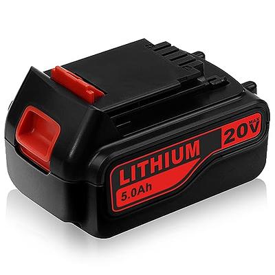 For Black & Decker 20V Lithium MAX Battery 20 Volt Li-Ion LBXR20