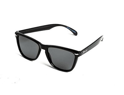 Hurley Men's Rx'able Sport Polarized Sunglasses, HSM3008PWM Riptide, Black,  56-18-135, with Case