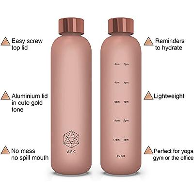 ARCANA Arc Bottle Water With Time Marker - Motivational Bottles Times To  Drink BPA Free Frosted Plastic Gym, Sports, Outdoors (32oz, black) - Yahoo  Shopping