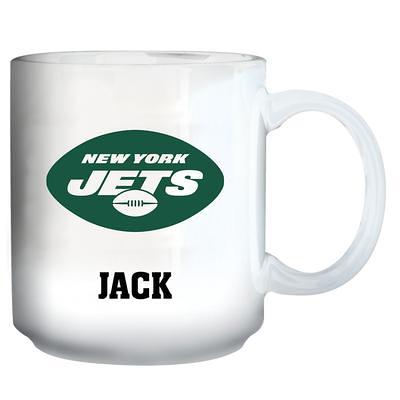 New York Jets Personalized 12oz Black Slim Can Coolie