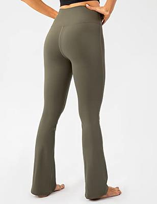 ODODOS Crossover Bootleg Yoga Pants For Women