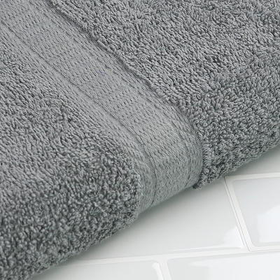 Mainstays 10 Piece Bath Towel Set with Upgraded Softness & Durability, Gray  