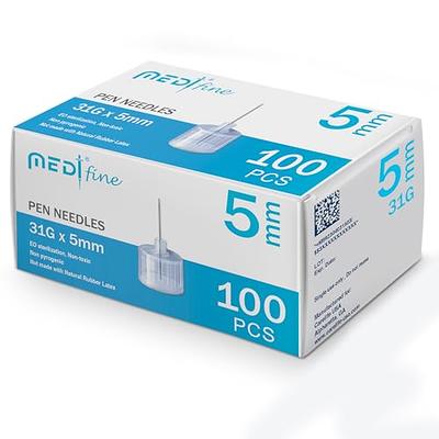 Verifine Insulin Pen Needles 31G 5mm, Diabetic Needles for Insulin