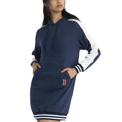 Boston Red Sox Antigua Women's Flier Bunker Tri-Blend Pullover