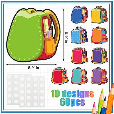 Chuangdi 60 Pieces Colorful Backpacks Bulletin Board Cutouts Backpacks  Paper Cutouts for Bulletin Bright Board Bulletin Board Decorations Name Tag  Label for Teacher Student Classroom Back to School - Yahoo Shopping