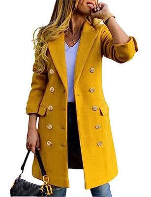 New Upgrade Fabric Autumn Winter Women Fashion Warm Long Blazer Jacket  Trench Woolen Coat Woman Ladies Casual Wool Coats Plus Size