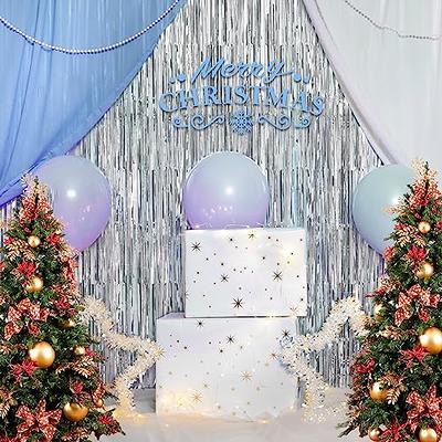 Voircoloria 3 Pack 3.3x8.2 Feet Silver Foil Fringe Backdrop Curtains,  Tinsel Streamers Birthday Party Decorations, Fringe Backdrop for  Graduation, Baby Shower, Gender Reveal, Disco Party - Yahoo Shopping