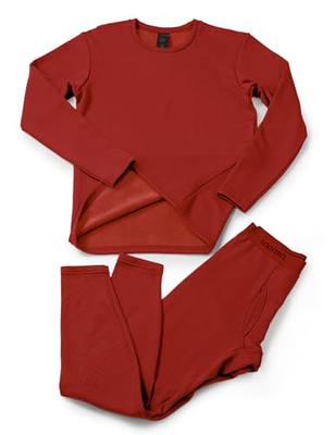 LAPASA Men's Thermal Underwear Set Soft Fleece Lined Long Johns Heavyweight  Base Layer Top & Bottom Winter Thermoflux 300 Extra Warm M24 Medium Dark  Red - Yahoo Shopping