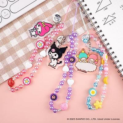 Hello Kitty Beaded Mobile Phone Chain Original Decoration Hanging Chain  Backpack Hanging Rope Girl Heart Cute Mobile Phone Rope - AliExpress